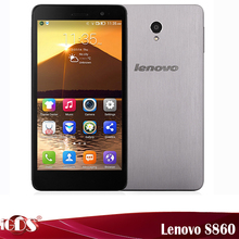 Original Lenovo S860 Quad core MTK6582 1.3Ghz  Android 4.3 5.0 Inch IPS screen 16GB ROM 8MP camera Smart cell phone