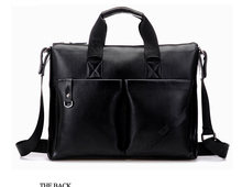 new 2014 leather briefcase laptop computer bag for men messenger bags notebook laptop bag