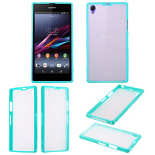 Clear Hard plastic for Sony Z1 Case Cover Soft TPU Protective skin for Sony Xperia Z1
