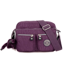 2014 summer women’s solid travel waterproof handbag shoulder messenger nylon bags for women ladies female bolsa fashion color