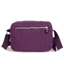 2015 summer women s solid travel waterproof handbag shoulder messenger nylon bags for women ladies female