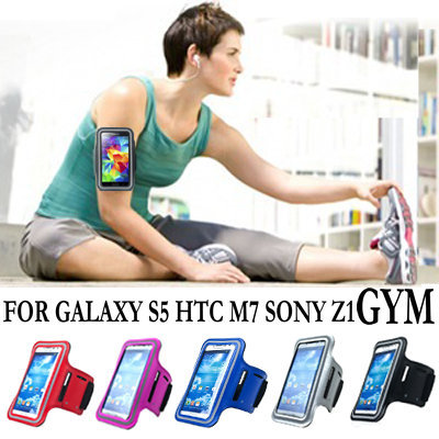 Sports Running Durable Smartphone Pouch Case for Samsung galaxy s5 for htc m7 for sony z1