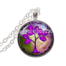 hot sale tree necklace life classic jewelry lady gifts plant picture sliver platedv long chain pendants