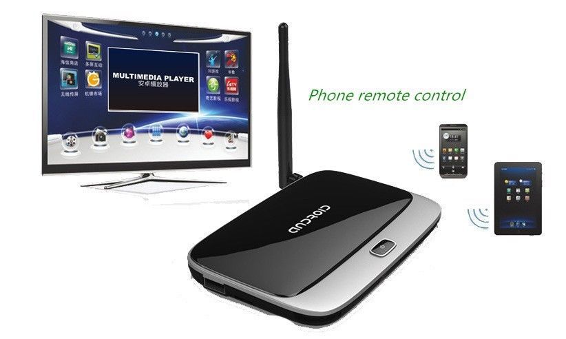 Wholesale New K888 (K-R42/ CS918) Android 4.2 TV Box RK3188 quad core Mini PC USB WiFi XBMC Smart TV Media Player+Remote Control