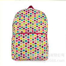 women Backpacks Female bags preppy style multicolour polka dot canvas small fresh backpack children school bags