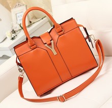 New 2014 Women Messenger Bag Solid Shoulder Bag Women European And American Style Leather Handbags Free
