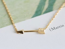 $10 free shipping xy jewelry company Cupid of Arrow Pendant Necklace wholesale mix color body chains