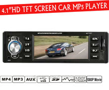 4,1 » дюйма TFT экран HD автомобиль радио-плеер, 4016C, USB SD AUX IN 1080P кино-канал Радио с дистанционным управлением, 1 DIN автомобильных аудио стерео mp5