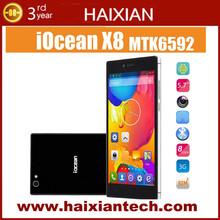 Original Iocean X8 MTK6592 Octa Core Mobile phone 5 7 IPS Gorilla Glass 1080p 2GB RAM