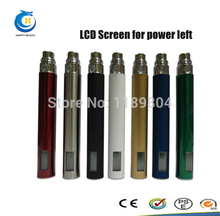 10pcs Ego t lcd battery 650mah 900mah 1100mah batteries ego t with lcd e-cigarette fit ce4 ce5 vivi nova starter kit e cigs