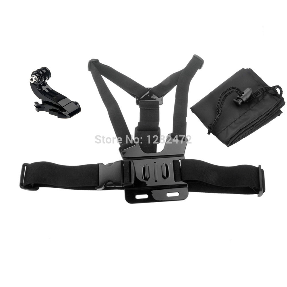 GoPro Chest Harness Head Strap Mount Accessories Parts Bag for Hero HD 2 3 3 Free