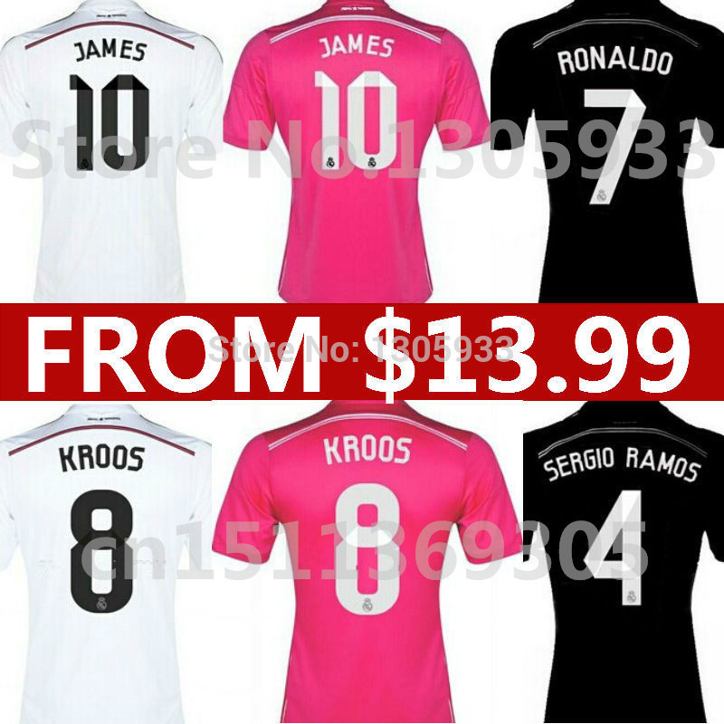 Download this Real Madrid Jersey Ronaldo Kroos Soccer Jerseys picture