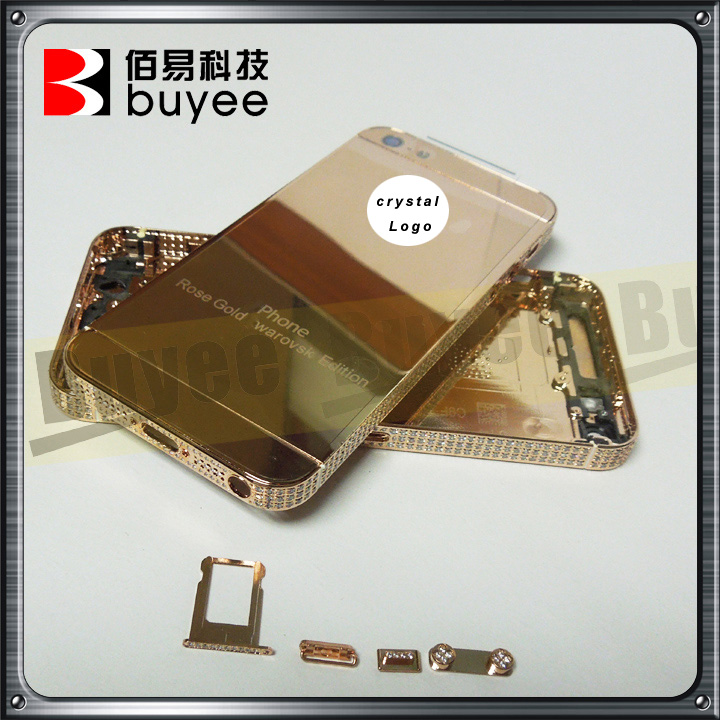 for iphone 5 back plate cover housing, for iphone 5 rose gold ...
