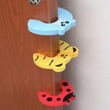 Pack of 10pcs Child Safety Cartoon Door Card Baby Door Stopper Clip Security Free Shipping