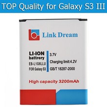Hot High Quality Link Dream 3200mAh Replacement Battery for Samsung Galaxy S3 III i9300 EB L1G6LLU