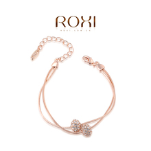 ROXI Australia Crystal Ball Bracelet Jewelry Bead Gift For Woman rope chain For Party