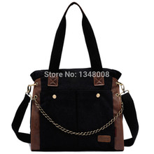 Fashion Women Handbag Canvas Cow Leather Shoulder Messenger Bag Women Satchel Tote Purse Bags Sling Bag
