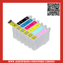 6 Ink Cartridge For Epson Stylus Photo RX700 Printer