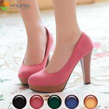 Madden Women Sexy Fashionable Candy Color Synthetic Leather High Heeled Pumps Shoes women pumps valentine shoes