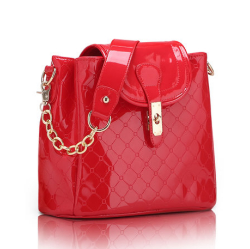 2014 Hot New Style Fashion Women s Handbag Satchel Shoulder bag Wedding packages shining PU leather