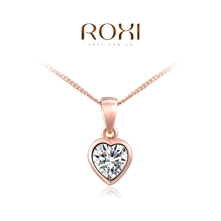 Womens-Lovers-Romantic-Jewelry-Gift-Rose-Gold-White-Gold-Filled-Cubic ...