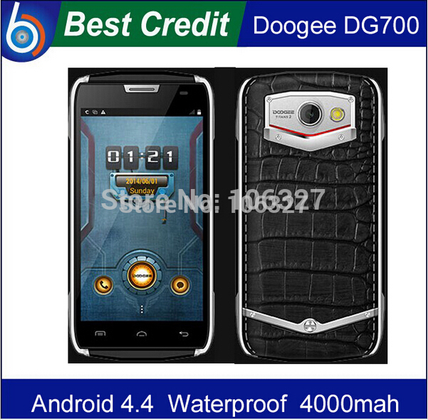 leather case film gift DOOGEE DG700 TITANS 2 IP67 MTK6582 Quad Core Mobile Phone Android 5