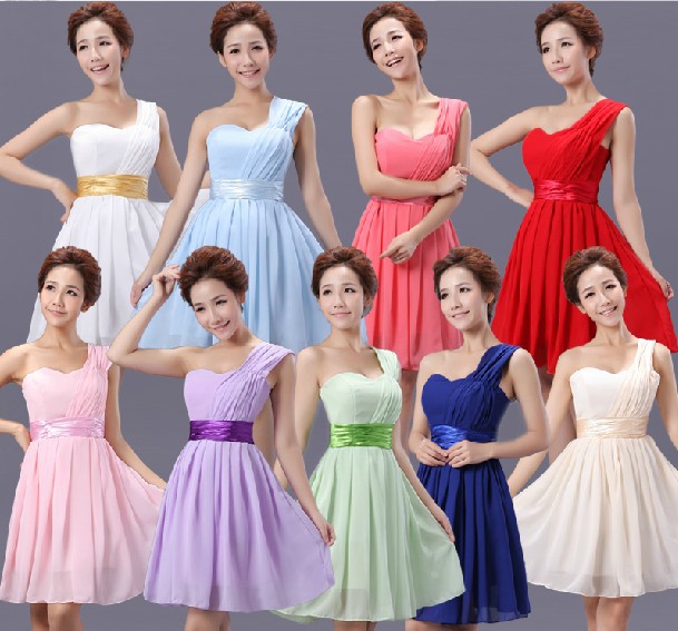 Coral Colored Bridesmaid Dresses