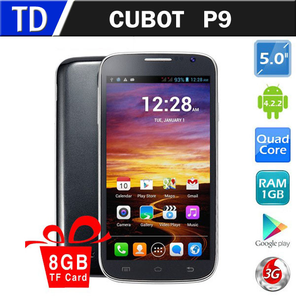 Cubot P9 5 0 Touch Screen MTK6572 2 Core Android 4 2 2 3G Dual Core