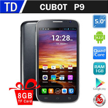Cubot P9 5.0″ Touch Screen MTK6572 2-Core Android 4.2.2 3G Dual Core Mobile Phone GPS 8MP CAM 512MB RAM 4GB ROM Black White