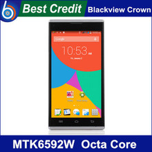 New In Stock Blackview Crown 16GB 5.0 inch 3G Android 4.4.2 Mobile Phone MTK6592W Octa Core 1.7GHz 2GB RAM Dual SIM WCDMA GSM