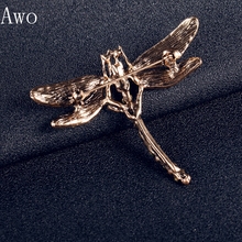 Hot New 2014 new Fashion Jewelry Accessories vintage lovely dragonfly crystal rhinestone scarf pins brooches for