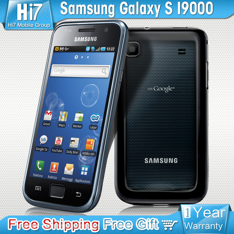 Original Samsung Galaxy S I9000 Cell Phones GSM 3G 4 0 Wifi GPS 5MP Camera Android