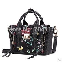 fashion vintage print small women handbag