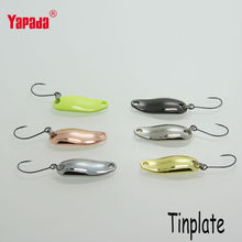 YAPADA Spoon 006 Tinplate 2.5g 6pcs/lot Multicolor Metal Spoon Fishing Lures