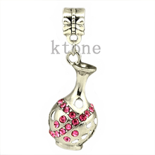1 Piece 2014 New Arrival 925 Silver Bead Bottle Aquarius Pendants Fit Pandora Charms Bracelets necklaces
