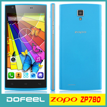 Original ZOPO ZP780 Android 4.2  MTK6582 Quad core Mobile phones 5 Inch 1GB RAM 4GB ROM Dual Sim 5MP QHD 3G WCDMA OTG GPS