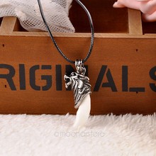 2015 New Stylish Trendy Brave Man Wolf Tooth Necklace Domineering Courage Strength Pendant Necklace Fashion Jewelry