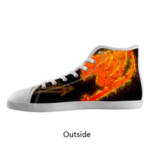 Stylish Canvas Shoes Customized Hot Anime Fairy Tail High Top Canvas Shoes Model002 (Women)