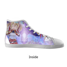Fashion Canvas Shoes Custom Hot Anime Sword Art Online High Top Canvas Shoes Model002 Women 