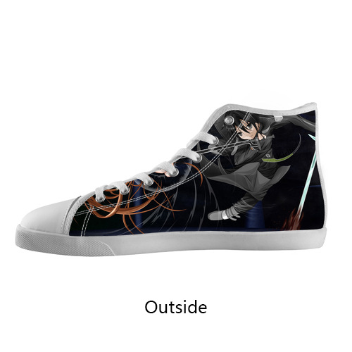Original Canvas Shoes Custom Hot Anime Sword Art Online High Top Canvas Shoes Model002 Women 