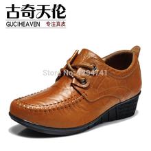 Woman Shoes Women s Platform Wedges Fashion Genuine Leather Shoes Casual Soft Shoes for Women 