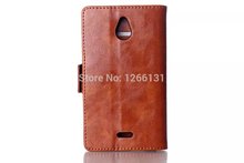 Hot Selling Luxury Flip Leather PU case Wallet Pouch cover with ID Card Slot stand function Back cases For Nokia X2 Phone