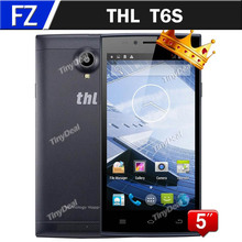 In Stock Original THL T6S 5.0″ 5 Inch JDI MTK6582 Quad Core Android 4.4.2 3G Smart Mobile Phone 8MP CAM 1GB RAM 8GB ROM WCDMA