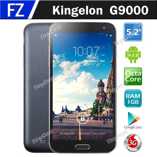 In Stock Kingelon G9000 5 3 5 3 Inch IPS MTK6592 Android 4 2 2 Octa