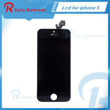 10PCS High reputation for iphone 5 LCD touch screen and digitizer assembly with high quality mobile phone lcds By DHL