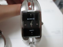 Free shipping Kimio wholesale Retail stainless steel luxury jewelry bangle women Lady s Wrist Watch kimio