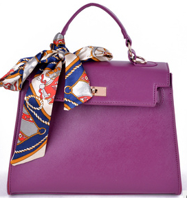 2014 new 8 colors purple blue lady tote and shoulder bag solid woman brand handbag 28CM