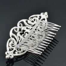 Free Shipping Europe Imperial Style hair jewelry Rhinestone Crystals Flower Hair Comb Women Wedding hair accessories