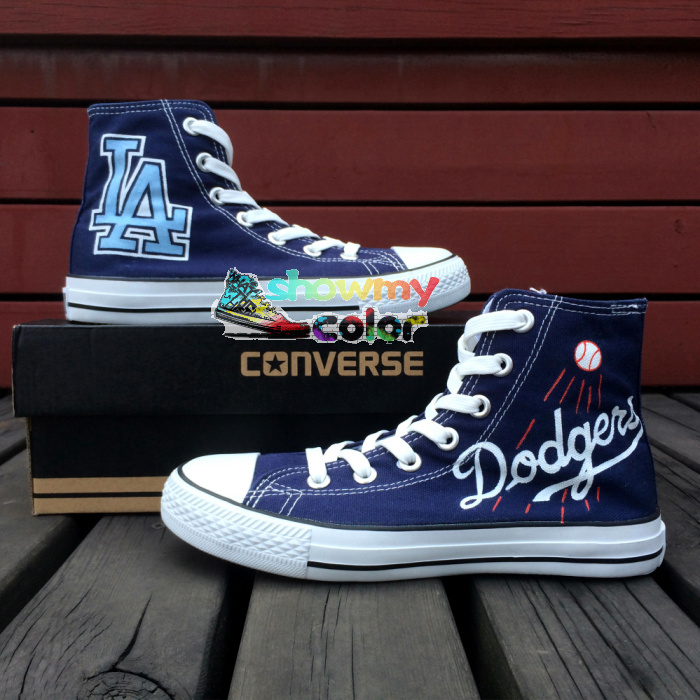 Blue Original Converse Shoes Custom Hand Painted High Top Canvas Shoes Gifts Gifts for Men Women