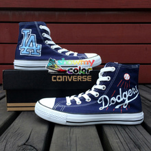 Blue Original Converse Shoes Custom Hand Painted High Top Canvas Shoes Gifts Gifts for Men Women